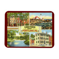 Grüße aus Portland, Maine Vintag