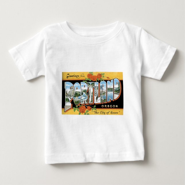 Grüße aus Portland, Oregon! Baby T-shirt (Vorderseite)
