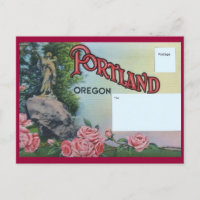 Grüße aus Portland, Oregon Vintag