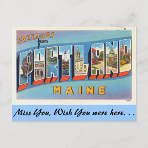Grüße aus Portland Postkarte