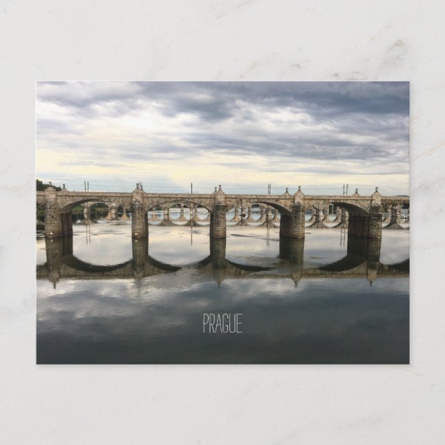 Grüße aus Prag! Postkarte (Vorderseite)