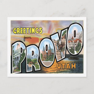 Grüße aus Provo Utah US Stadt Postkarte