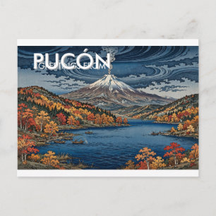 Grüße aus Pucón, Chile Reise-Postkarte Postkarte