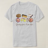 Grüße aus Puerto Rico Karibik Island Foods