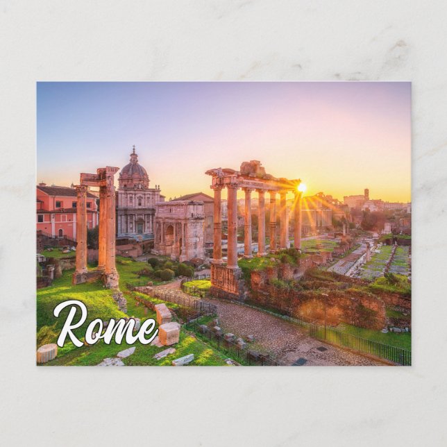 Grüße aus Rom, Italien Postkarte (Vorderseite)