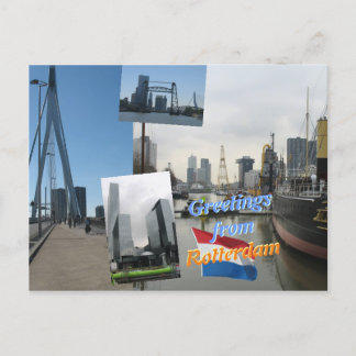 Grüße aus Rotterdam Postkarte