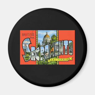Grüße aus Sacramento Magnet