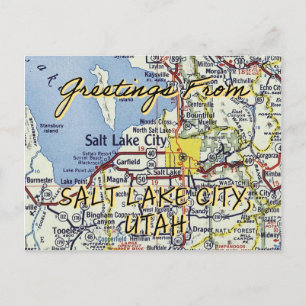 Grüße aus Salt Lake City Postkarte