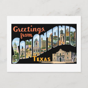 Grüße aus San Antonio, Texas! Postkarte