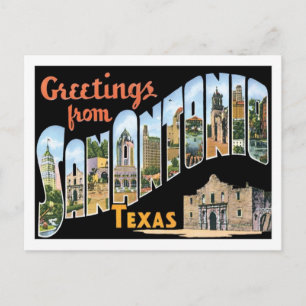 Grüße aus San Antonio Texas US City Postkarte