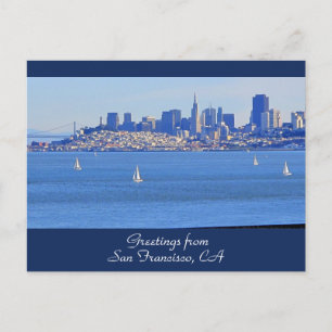 Grüße aus San Francisco, CA Postkarte