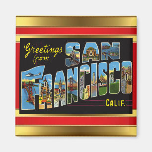 Grüße aus San Francisco Magnet