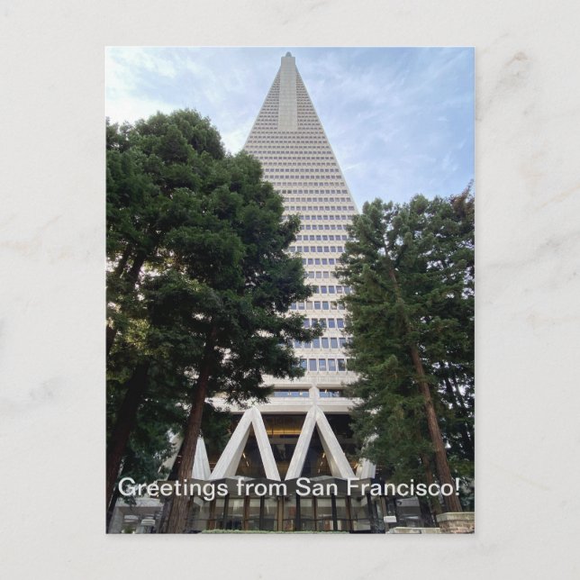 Grüße aus San Francisco Postkarte (Vorderseite)