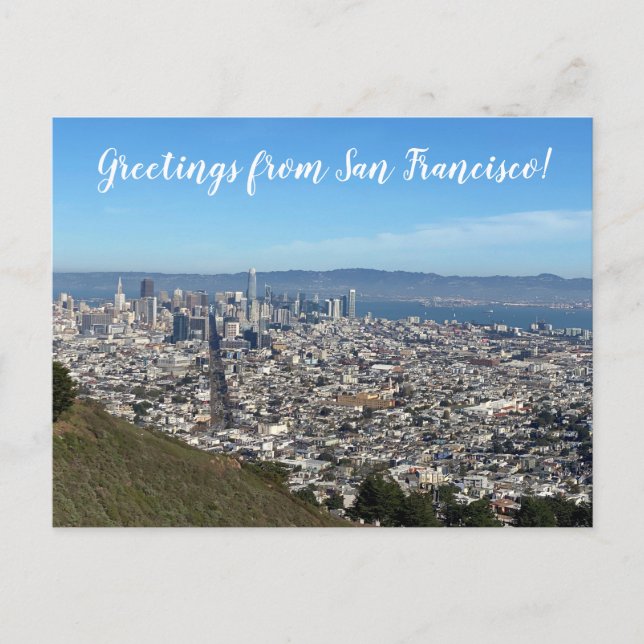 Grüße aus San Francisco! Postkarte (Vorderseite)