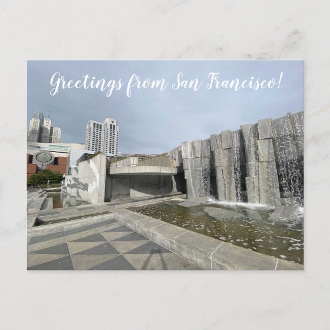 Grüße aus San Francisco! Postkarte (Vorderseite)