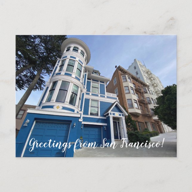 Grüße aus San Francisco! Postkarte (Vorderseite)
