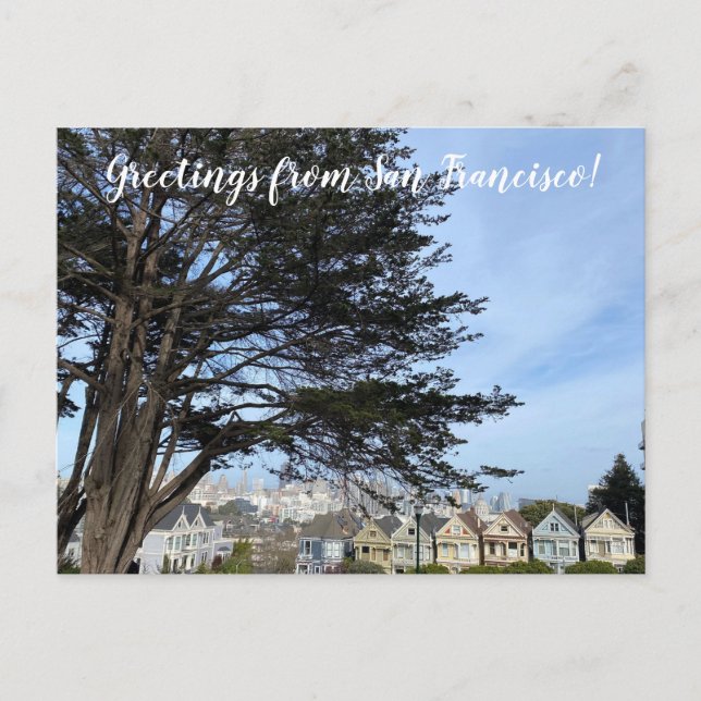 Grüße aus San Francisco! Postkarte (Vorderseite)
