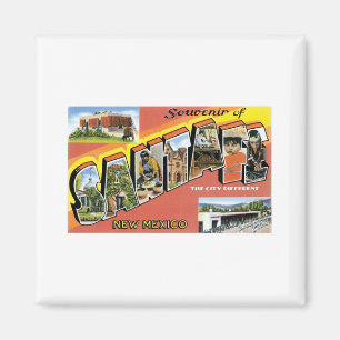 Grüße aus Santa Fe New Mexico Magnet