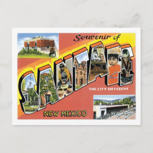 Grüße aus Santa Fe NM US Stadt Postkarte