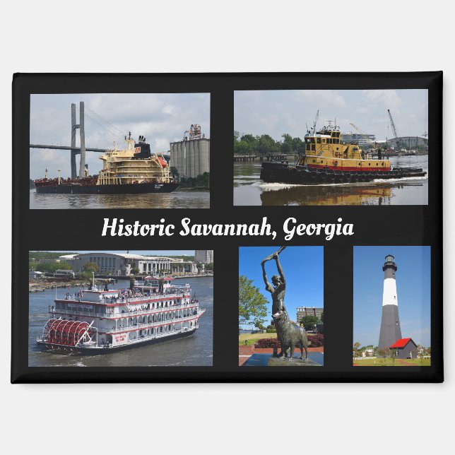 Grüße aus Savannah Georgia Magnet (Vorderseite)