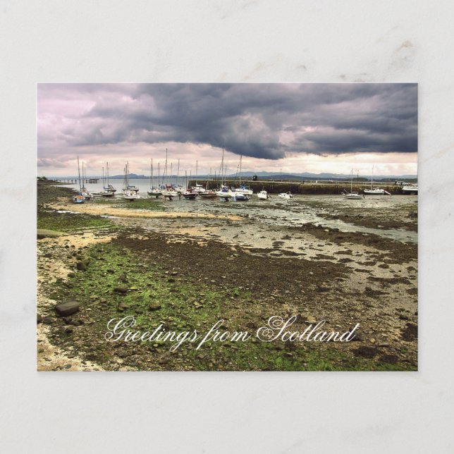 Grüße aus Schottland, Aberdour Postkarte (Vorderseite)