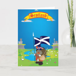 Grüße aus Schottland Karte