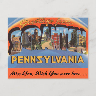 Grüße aus Scranton Postkarte