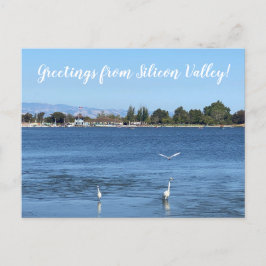 Grüße aus Silicon Valley! Postkarte
