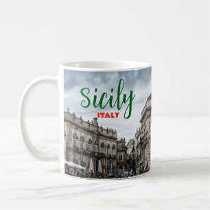 Grüße aus Sizilien Italien Kaffeetasse Italia