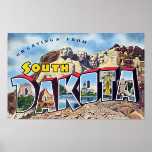 Grüße aus South Dakota Poster