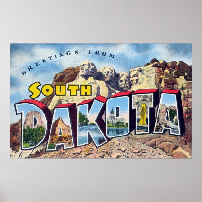 Grüße aus South Dakota Poster (Vorne)