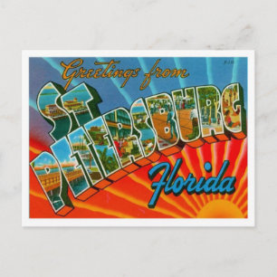 Grüße aus St. Petersburg Florida Postkarte