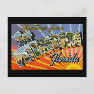 Grüße aus St. Petersburg Florida Postkarte
