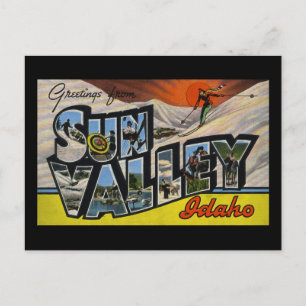 Grüße aus Sun Valley Idaho Postkarte