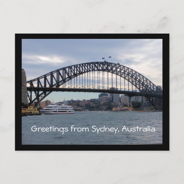 Grüße aus Sydney, Australien, Postkarte (Vorderseite)