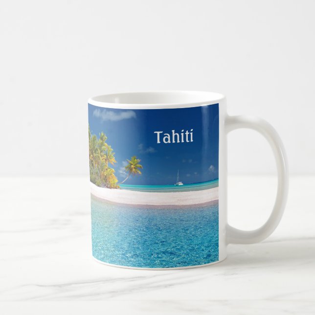 Grüße aus Tahiti Kaffeetasse (Rechts)
