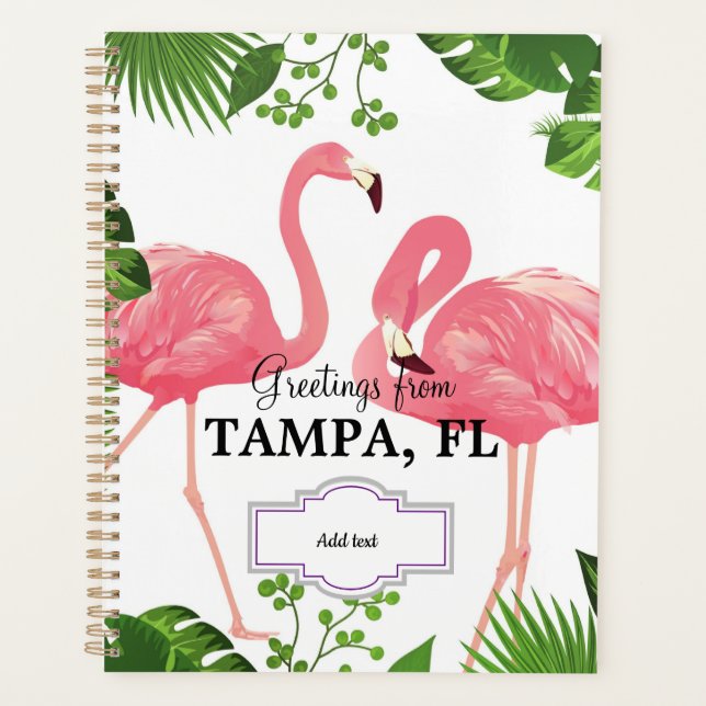 Grüße aus Tampa, FL Vorlage Planer (Vorderseite)