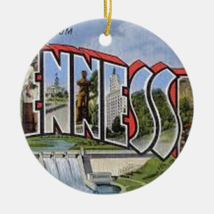 Grüße aus Tennessee Keramik Ornament