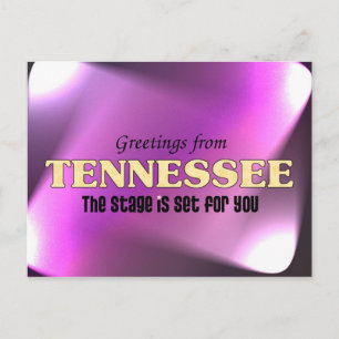 Grüße aus Tennessee Postkarte