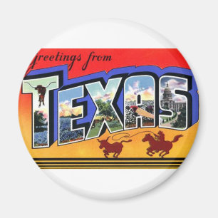 Grüße aus Texas Magnet