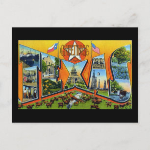 Grüße aus Texas Postkarte