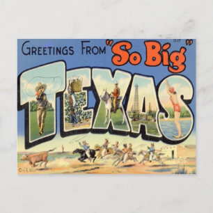 Grüße aus Texas Postkarte