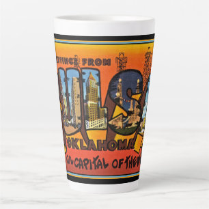 Grüße aus Tulsa Milchtasse