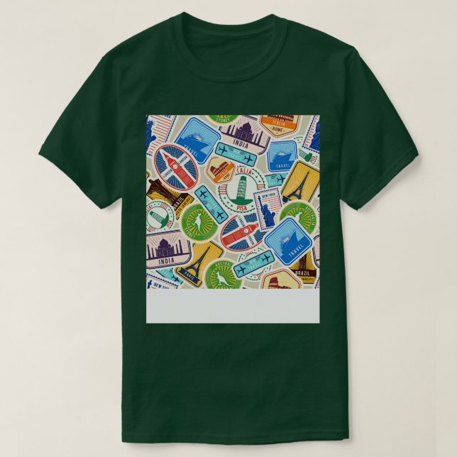 Grüße aus Überall T-Shirt (Design vorne)