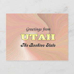 Grüße aus Utah Postkarte
