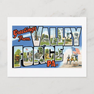 Grüße aus Valley Forge, Pennsylvania! Postkarte