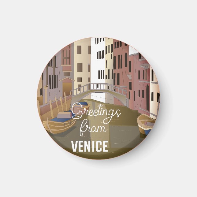 Grüße aus Venedig Magnet (Vorne)