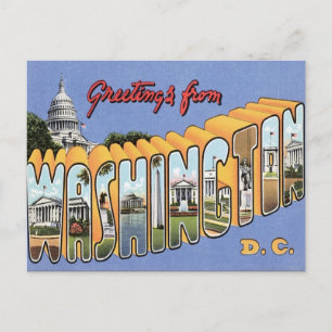 Grüße aus Washington, D.C. USA Postkarte