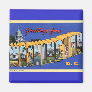 Grüße aus Washington DC! Magnet
