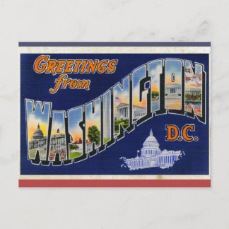 Grüße aus Washington DC! Postkarte